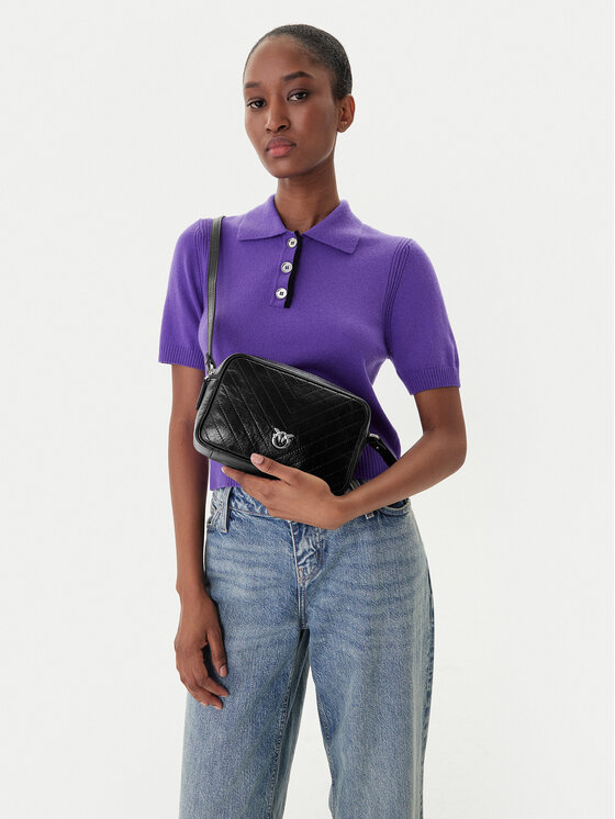 PINKO Táska PINKO Carrie Camera Bag Classic Al 25-26 PLTT 104336 A2JC Fekete