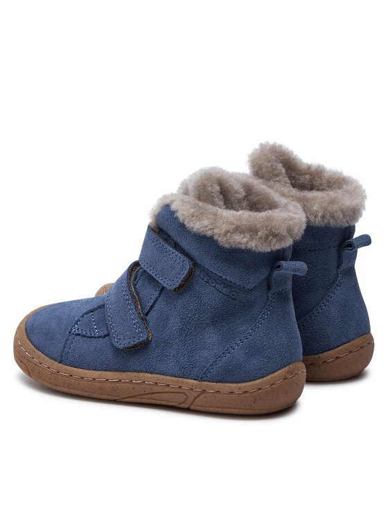 Froddo Kozačky Froddo Minni Suede G2110141-6 S Modrá