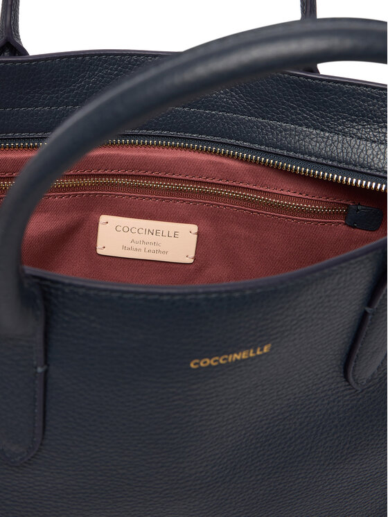 Coccinelle Ročna torba Coccinelle T95 Coccinellerebekka E1 T95 18 01 01 Mornarsko modra