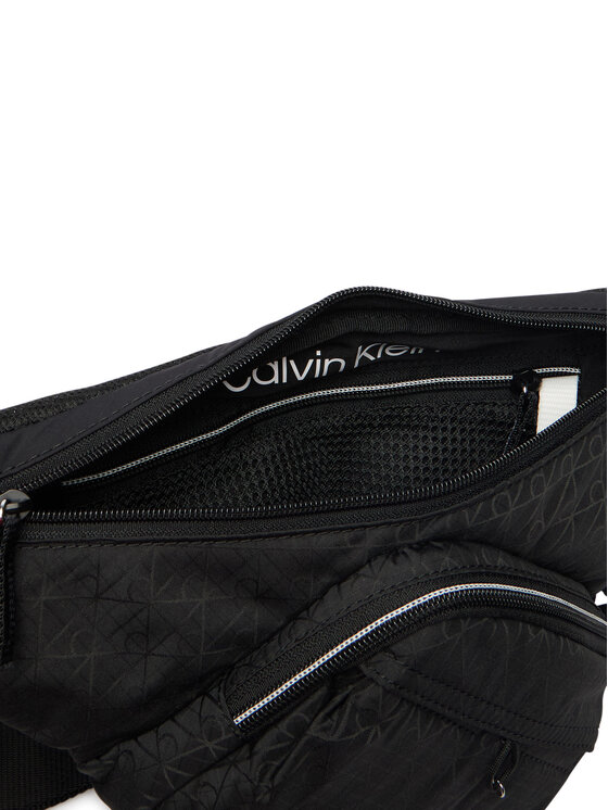 Calvin Klein Somiņa Calvin Klein Utility Emblem Aop Crossbody LV04D3386G Melns