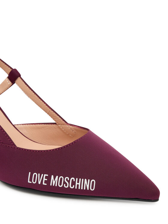 LOVE MOSCHINO Туфлі на шпильці LOVE MOSCHINO JA10267G1NIMX55641 Бордовий