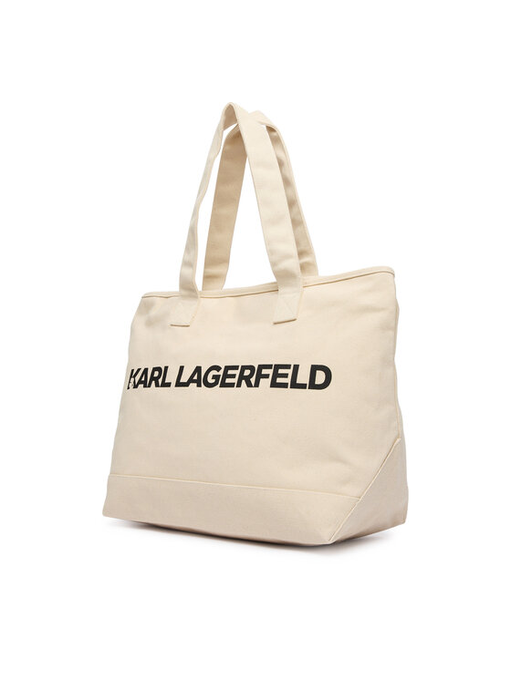 KARL LAGERFELD Torebka KARL LAGERFELD B2W50099 Kremowy