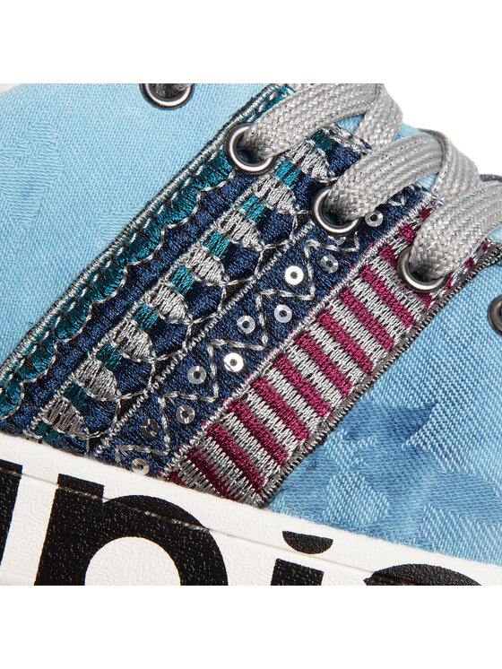Desigual Superge Desigual Cosmic Exotic Denim 20SSKD04 Modra