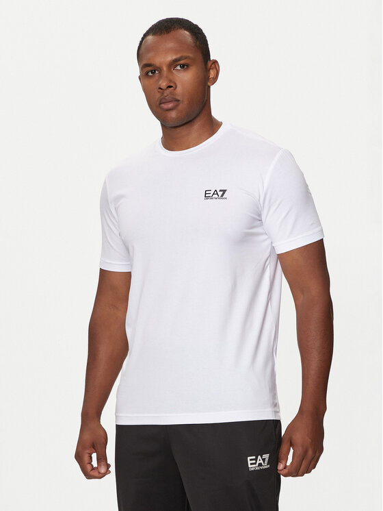 EA7 Emporio Armani EA7 Emporio Armani Футболка 8NPT26 PJVQZ 1100 Білий Regular Fit