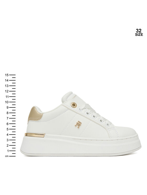 Tommy Hilfiger Sneakersy Tommy Hilfiger T3A9-34253-1355 M Biały