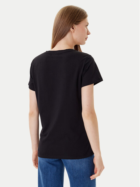 Liu Jo Sport Liu Jo Sport Camiseta TF5275 JS923 Negro Regular Fit