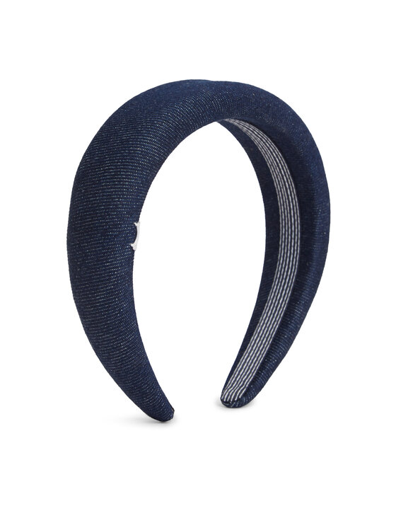 Tommy Hilfiger Cordeluță Tommy Hilfiger Denim Logo Padded Headband AW0AW18661 Bleumarin