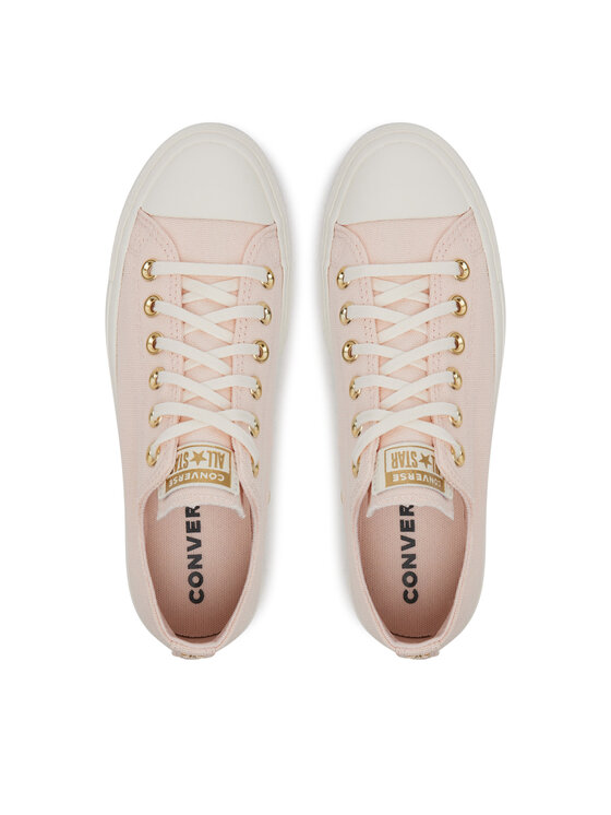 Converse Кеди Converse Chuck Taylor All Star Lift Platform Gold A12584C Рожевий