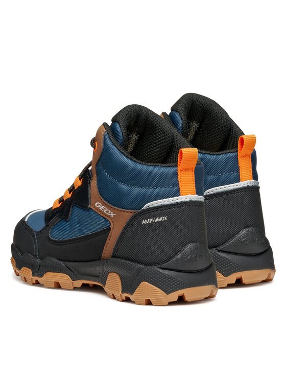 Geox Trekingová obuv Geox J Magnetar B Abx J463ZC 050FU C0948 S Tmavomodrá