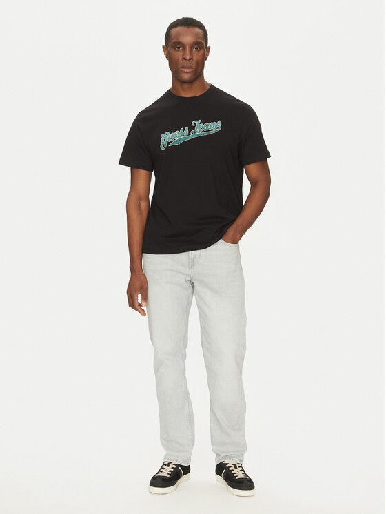 Guess Jeans Guess Jeans Футболка M5GI54 K8FQ4 Чорний Regular Fit