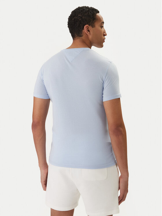 Tommy Jeans Tommy Jeans Camiseta DM0DM20363 Celeste Slim Fit