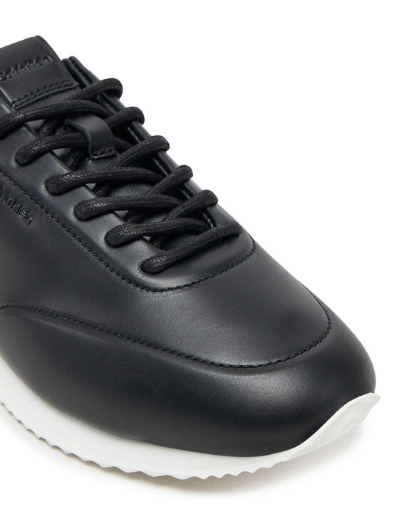 Calvin Klein Superge Calvin Klein Runner Lace Up - Lth HW0HW02396 Črna