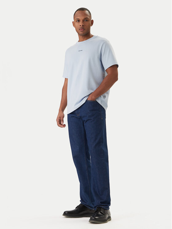 Calvin Klein Calvin Klein Camiseta LV04LC241G Celeste Regular Fit