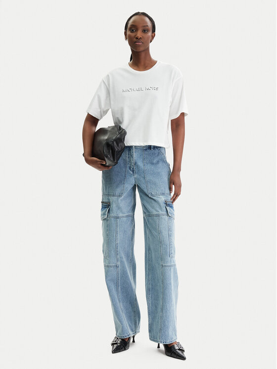 MICHAEL Michael Kors MICHAEL Michael Kors Camiseta MR651Z797J Blanco Regular Fit