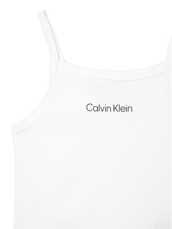 Calvin Klein Jeans Calvin Klein Jeans Top LVCKSJB12G Blanco Slim Fit