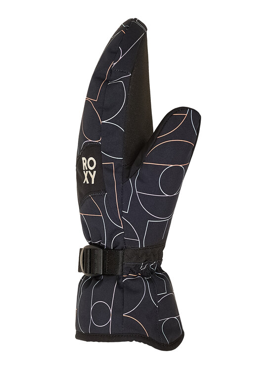 Roxy Лижні рукавиці Roxy Jetty Mitt ERJHN03266 Чорний