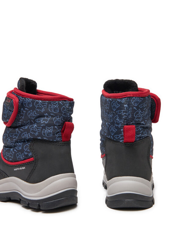Geox Cizme de zăpadă Geox B Flanfil Boy B Abx B263VE 0BCMN C0048 S Negru