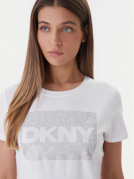DKNY DKNY Camiseta DJ6T1701 Blanco Regular Fit