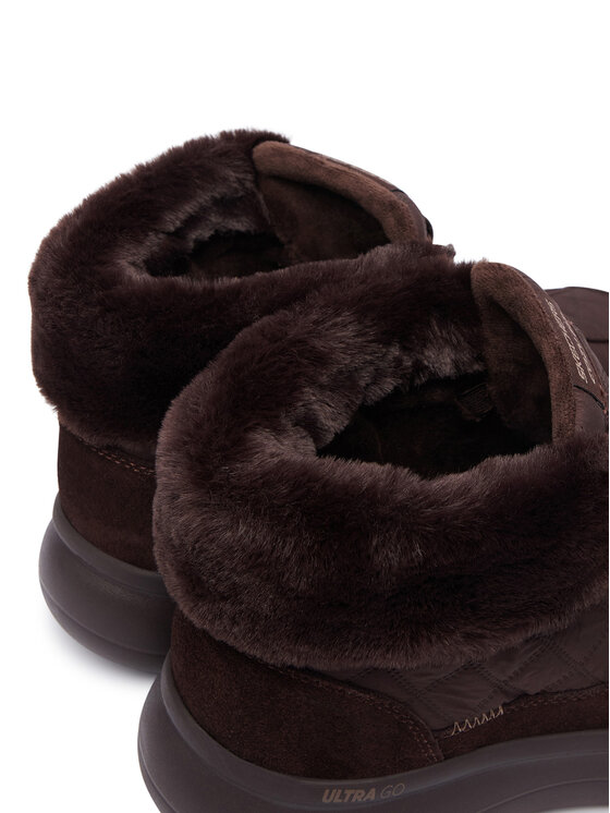 Skechers Kotníková obuv Skechers On-The-GO Encore - Cozy Fit Maisie 144844/DBRN Hnědá