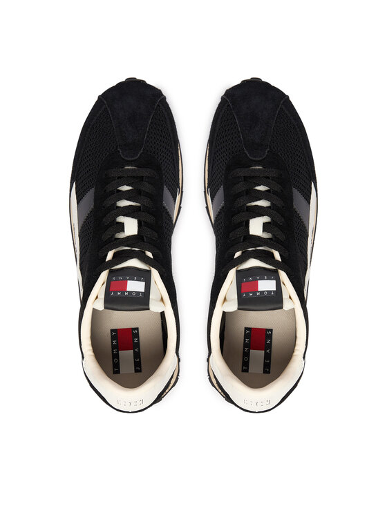 Tommy Jeans Sneakers Tommy Jeans Retro Runner Archive Open Mesh EM0EM01715 Nero