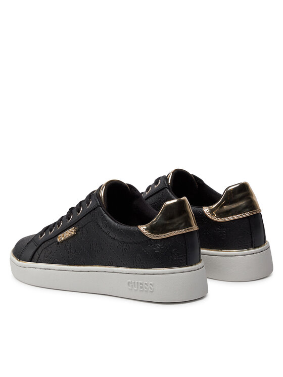 Guess Снікерcи Guess Beckie/Active Lady/Leather Lik FL5BEK FAL12 Чорний