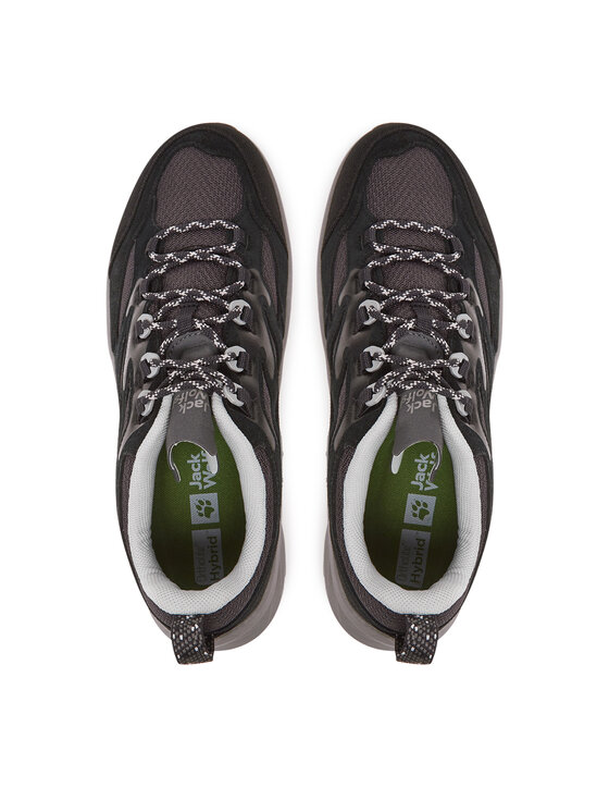 Jack Wolfskin Трекінгові черевики Jack Wolfskin Cyrox Vent Low A64089 Чорний