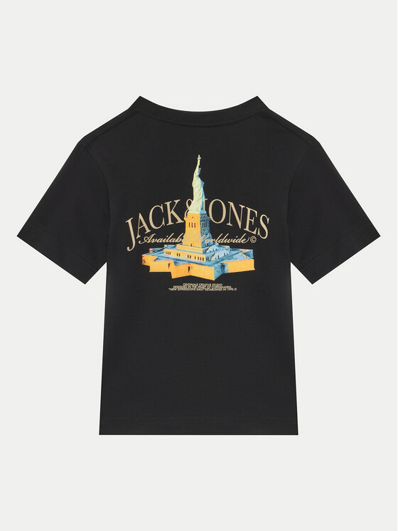 Jack & Jones Junior Jack & Jones Junior Футболка Boston 12274897 Чорний Relaxed Fit