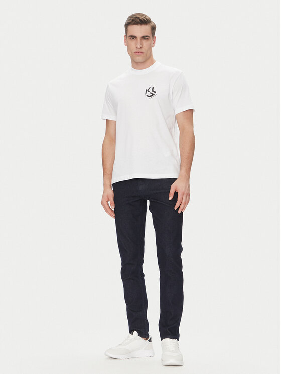Karl Lagerfeld Jeans Karl Lagerfeld Jeans Футболка A2M17072 Білий Regular Fit