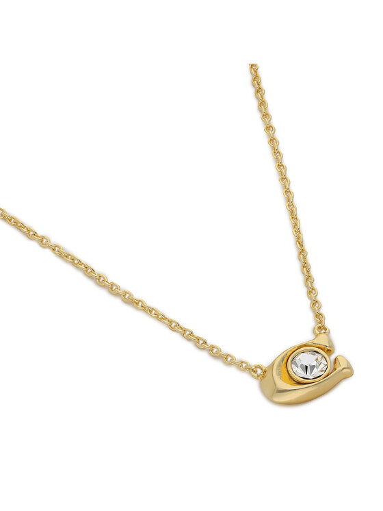 Coach Set ogrlica i naušnice Coach Signature Necklace & Earring Set 37412845GLD110 Zlatna
