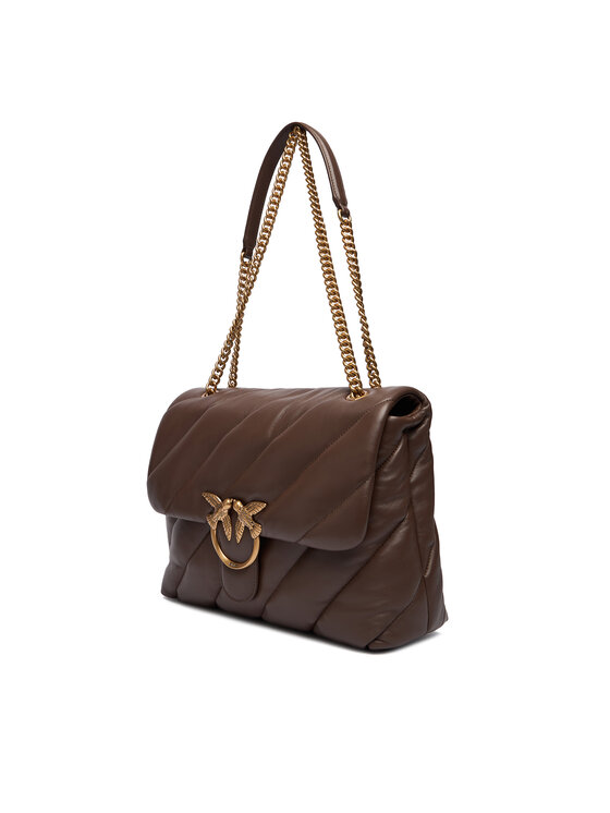 PINKO Kabelka PINKO Love Puff Big Cl AI 25-26 PLTT 100037 A0F2 Hnedá