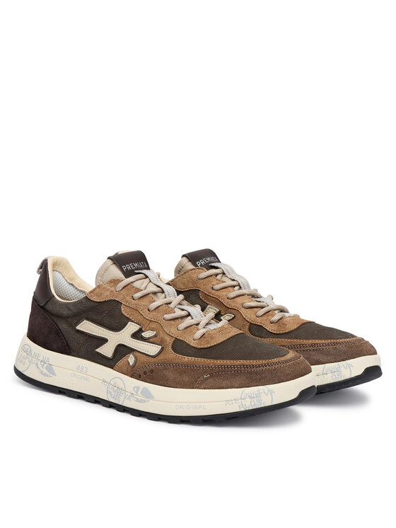 Premiata Sneakersy Premiata Nous Var 8461 Svetlo hnedá