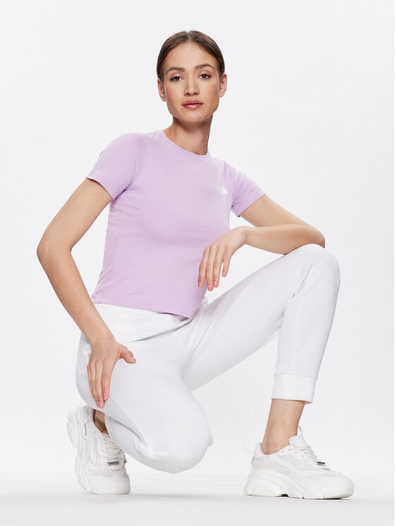 The North Face The North Face Marškinėliai Redbox NF0A82EB Violetinė Relaxed Fit