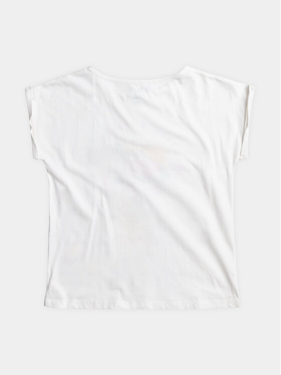 Roxy Roxy Camiseta Trouble Fr Me A Tees ERGZT03994 Blanco Regular Fit