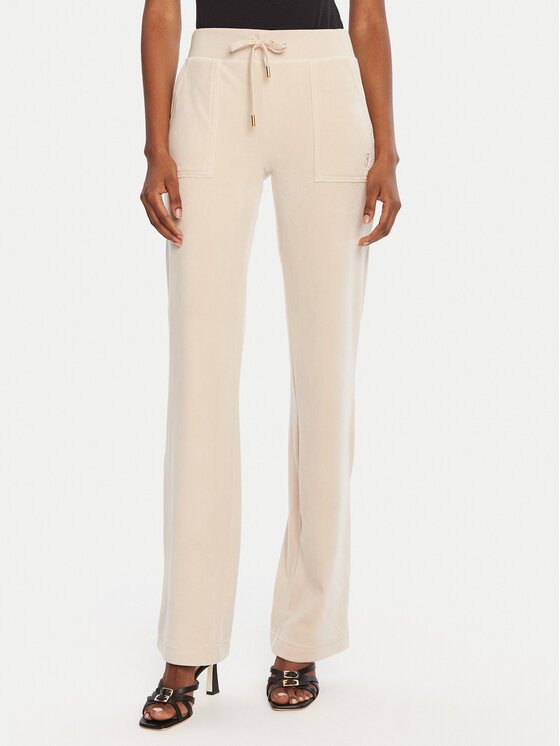 Juicy Couture Juicy Couture Pantalones de chándal Del Ray JCAP180G Beis Regular Fit