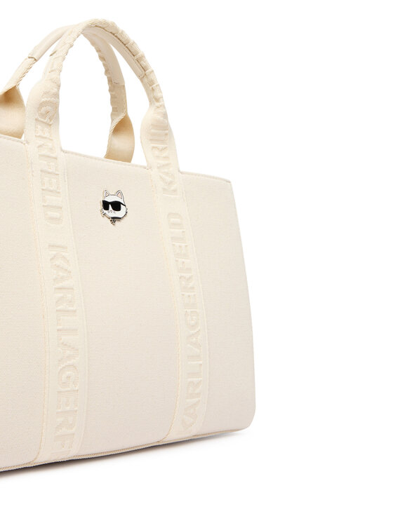 KARL LAGERFELD Kabelka KARL LAGERFELD B2W50090 Krémová