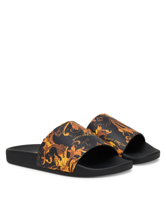 Versace Jeans Couture Шльопанці Versace Jeans Couture 79VA3SQ3 Чорний
