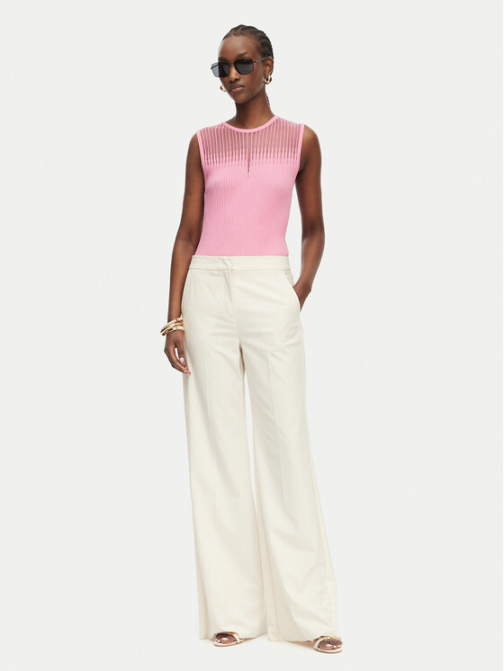 Rinascimento Rinascimento Top CFM0012239003 Rosa claro Slim Fit
