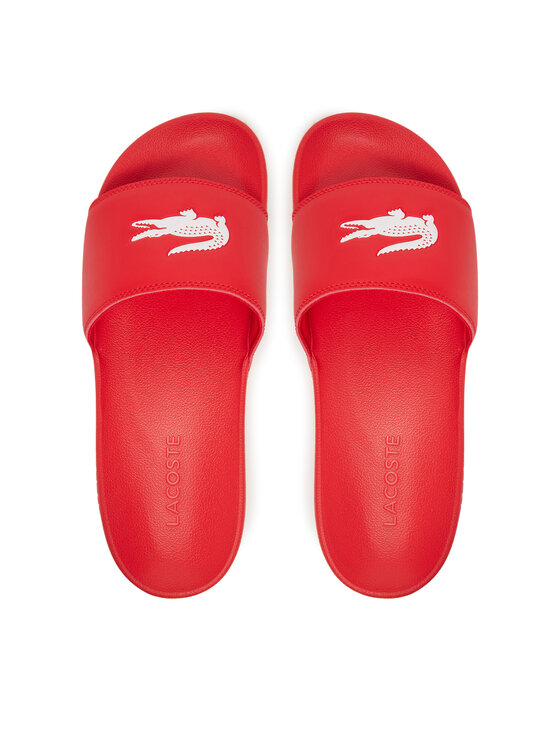 Lacoste Klapki Lacoste Serve Sliders 7-49CMA0041 Czerwony