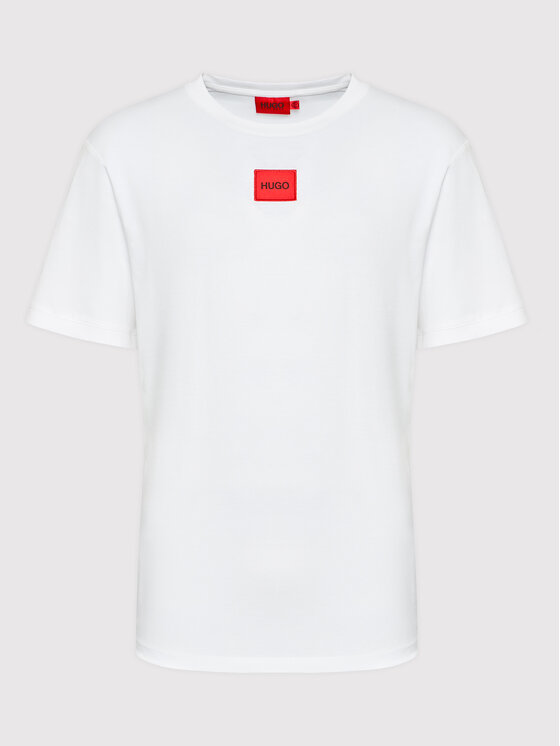 HUGO Hugo Футболка Diragolino 212 50447978 Білий Regular Fit