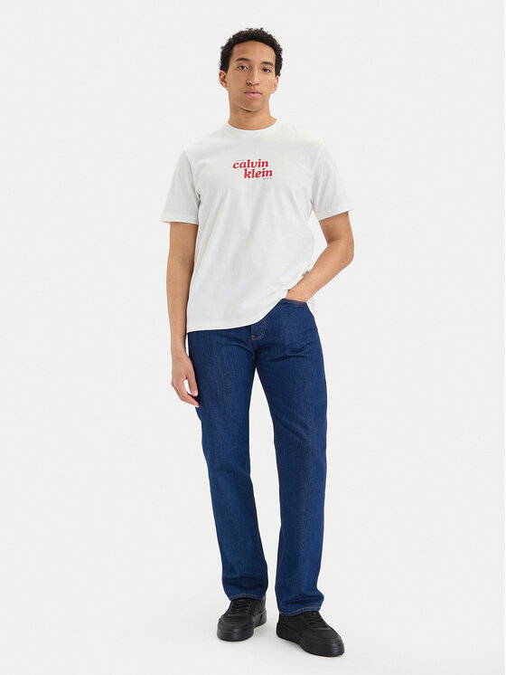 Calvin Klein Jeans Calvin Klein Jeans Camiseta SS 20S  LV04RG815G Blanco Regular Fit