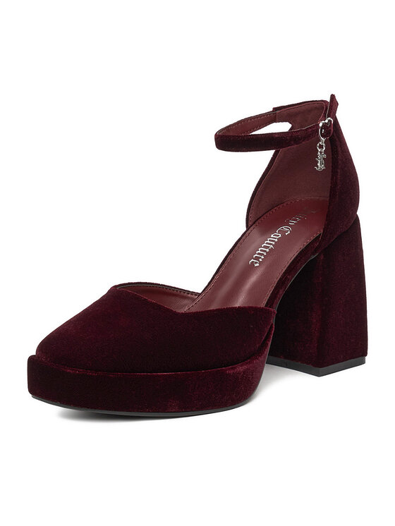 Juicy Couture Туфлі Juicy Couture EO-W2SH59501A Бордовий
