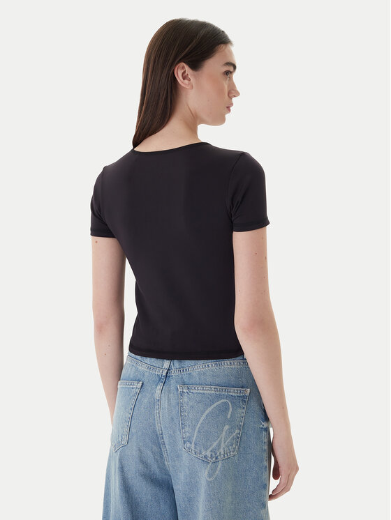Guess Guess Футболка W5BP56 K1092 Чорний Classic Fit