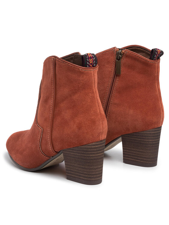 Tamaris Īsie zābaki Tamaris 1-25362-23 Oranžs