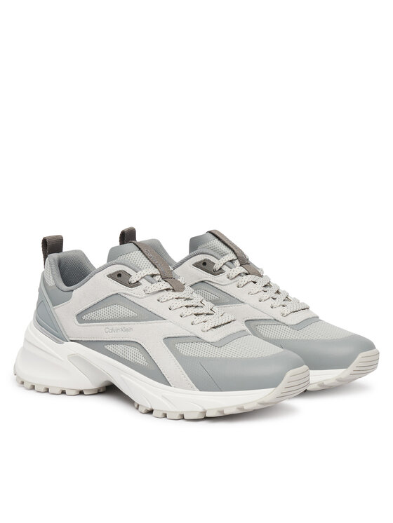 Calvin Klein Laisvalaikio batai Calvin Klein Hike Runner Ck Stripe Refl Su HW0HW03107 Pilka