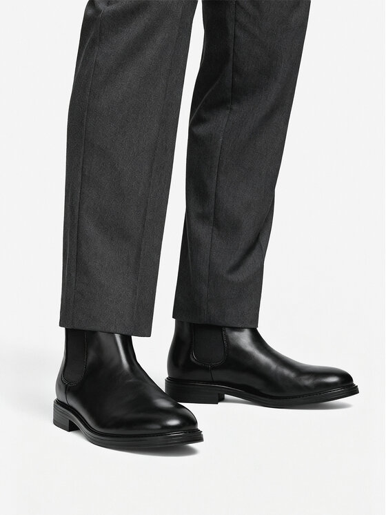 Lanetti Kotníková obuv s elastickým prvkem Lanetti CEO-1853 124AM Černá