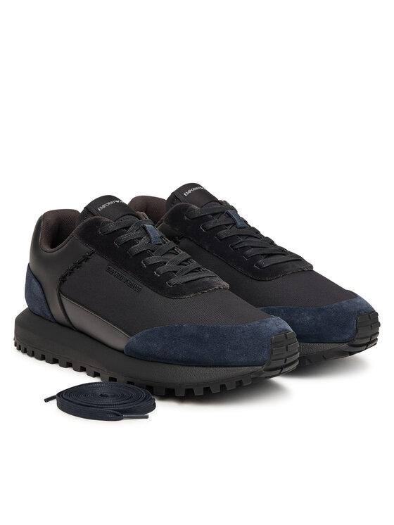Emporio Armani Сникърси Emporio Armani EM004839 AF29491 Черен