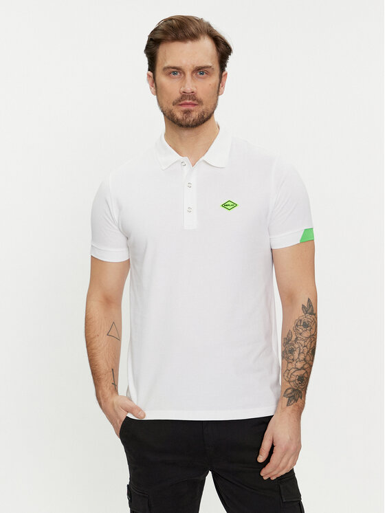 REPLAY Replay Polo M3540A.000.20623 Écru Regular Fit