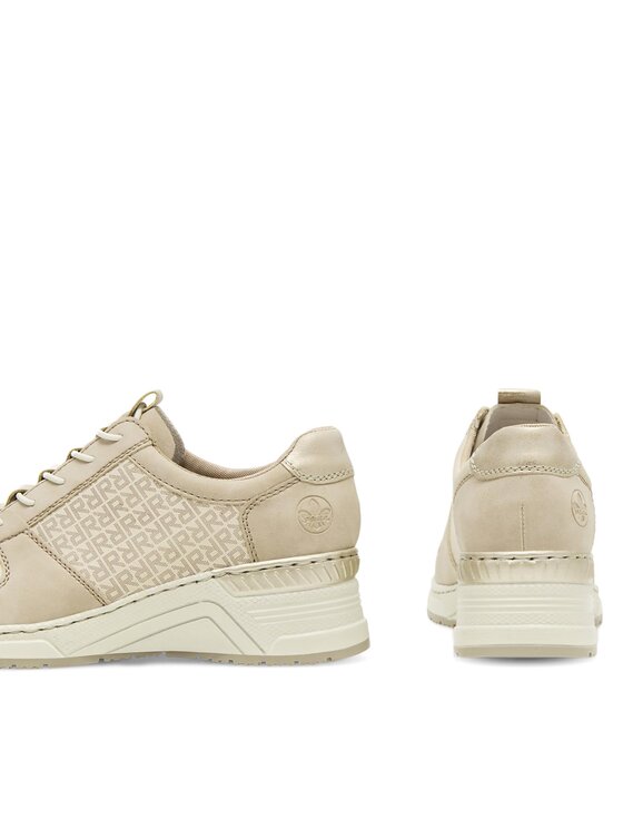 Rieker Sneakersy Rieker N4368-62 Béžová