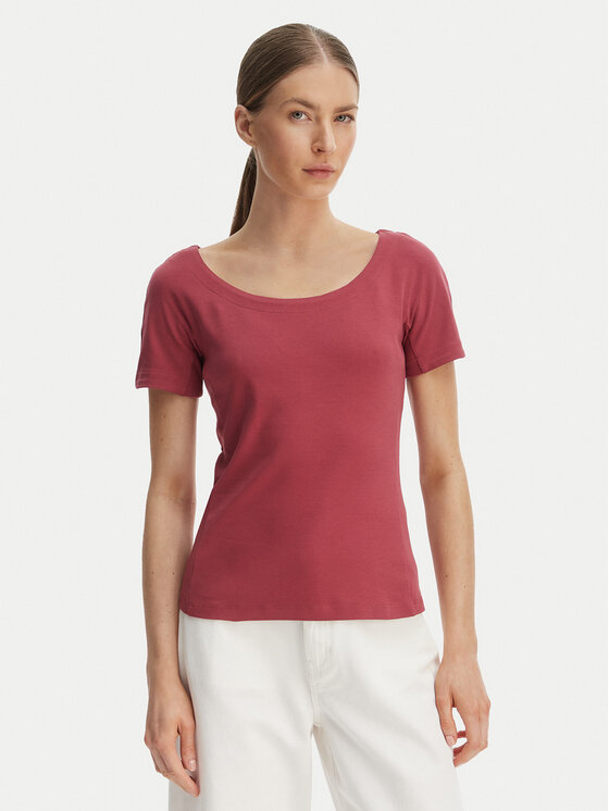 Weekend Max Mara Weekend Max Mara Camiseta Multig 2615941122 Rojo Regular Fit