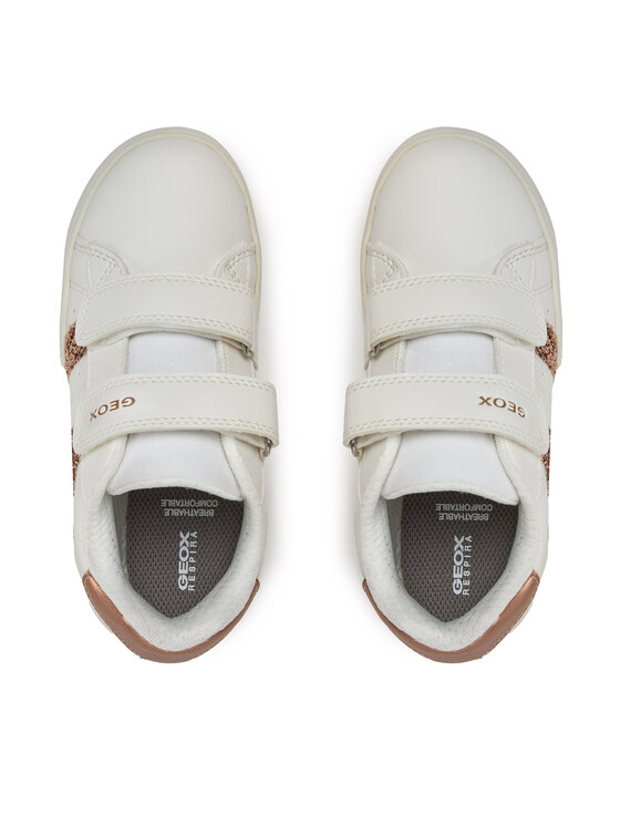 Geox Сникърси Geox J Eclyper Girl J45LRA 000BC C1ZH8 S Бял